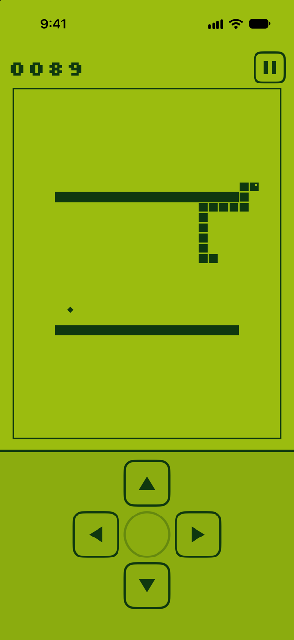 UlarNaga on iPhone: a game in the Pea soup theme on the Tunnel maze